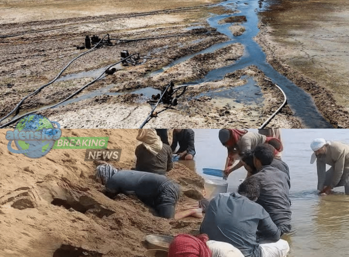 Munculnya tanah berkilau di Sungai Eufrat yang mengering bikin warga Suriah berburu emas, benarkah ini tanda kiamat seperti dalam hadis?
