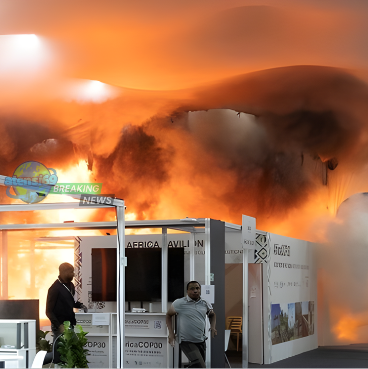 kebakaran paviliun cop30 brasil