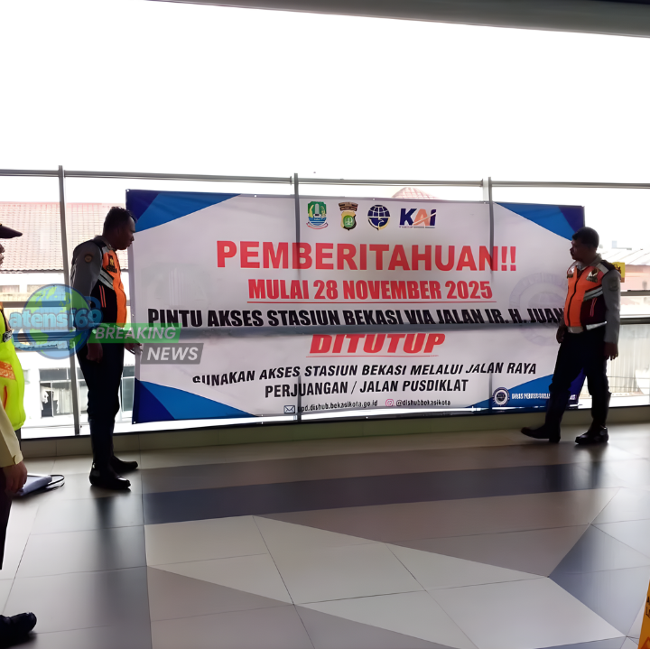 pintu selatan stasiun bekasi
