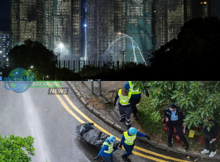 kebakaran apartemen Hong Kong